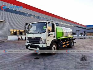 Quality Foton Forland 8cbm Water Sprinkler Truck With High Pressure Water Cannon wholesale