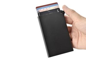 Quality Money Clip Men'S Credit Card Organizer Wallet Holder Metal Rectangle wholesale