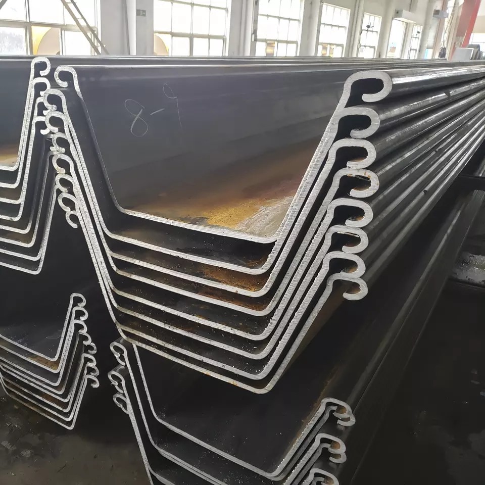 Hot Rolled Carbon Steel Sy295 Sy390 Sheet Pile Type 3 Type 4