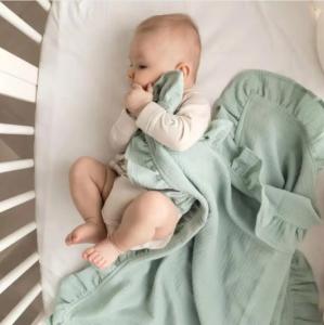Quality Kids Products Soft Cotton Flannel Breathable Microfiber Filling In White Blue Green wholesale