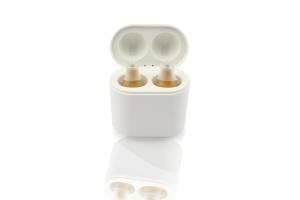 Quality White Invisible Cic Hearing Aids Ni-MH Battery 20H Duration wholesale