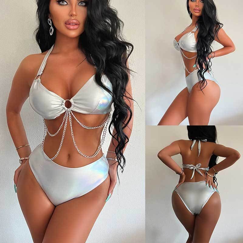 Green Swimming Suits Bikini for Women Breathable and Comfortable Fabric UPF 50+ Sun Protection