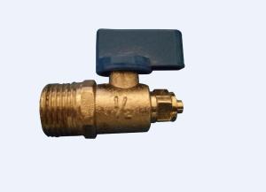Quality 1/2 Inch Nickle - Plated Zinc Plumbing Ball Valve Actuator , Iron Handle High Pressure Air Ball Valve wholesale