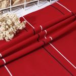 Mercerized Striped Cotton Fabric , Yarn Dyed 95 Cotton 5 Spandex Fabric