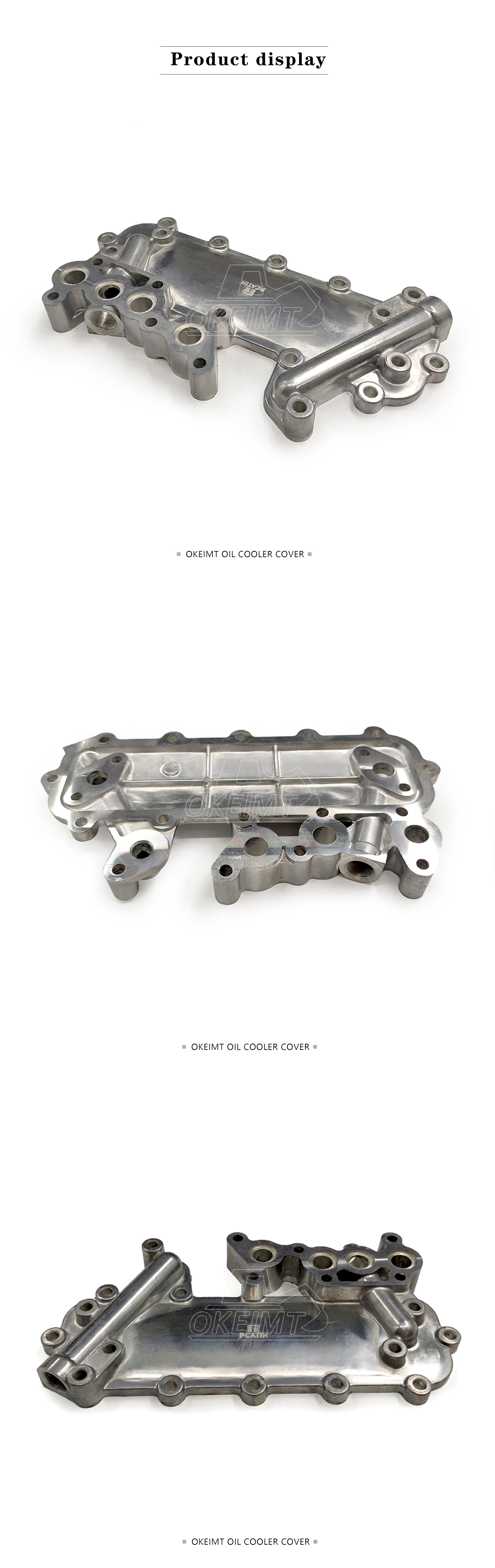 W06D 15711-1430 High Quality Aluminum Oil Cooler Cover For Hino BN-6306 Cooling Parts