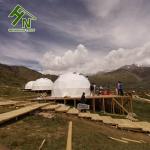 Tourist Attraction Hotel Geodesic Dome Tent For Living Room Tear Resistant