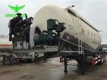 3 Axles Bulk Cement Semi Trailer 55000Liters Cement Bulker Trailer