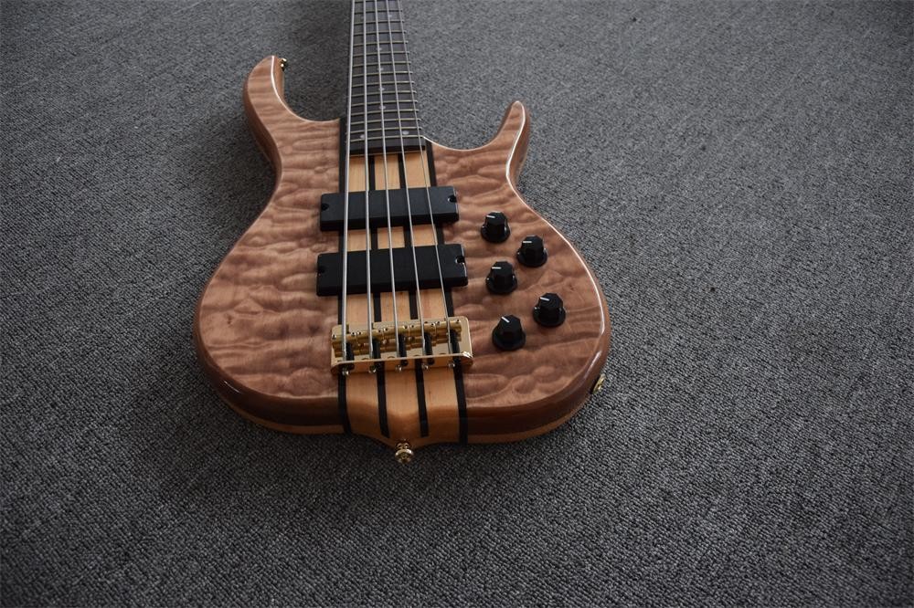 5 string bass guitar Smith bass bass Bolt on neck Custom for buyer with maple neck and black inlay