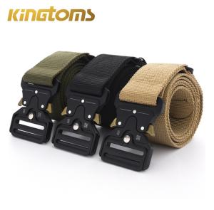 Quality 125*3.8 Outdoor Tactical Belt Combat Webbing Multicolor Polyester wholesale