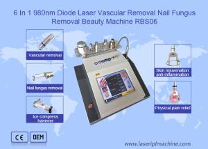 Quality 6 In 1 980nm Diode Laser Vascular Removal Machine wholesale