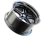 Gloss Black Deep Dish Alloy Wheels 24 Inch ET50 5x112 PCD