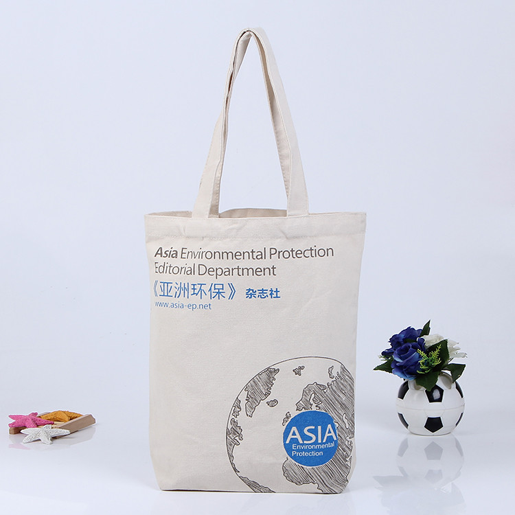 recycled shopping Natural cotton bag/cotton bag with printing logo