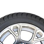 Golf Cart 12'' Aluminum Alloy Wheel and 215/35-12 DOT Street Tire Assembly -