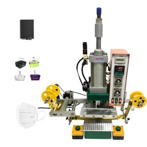Quality Automatic pneumatic digital flat foil hot stamping machine for leather shoes wholesale