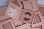 600gsm Eye Lash Magnetic Window Box Packaging UV Printing