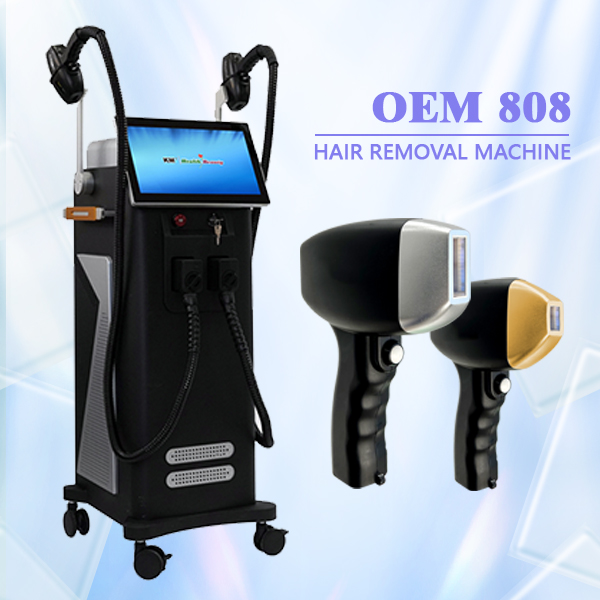 Medical Grade Titanium Diode Laser Hair Removal Machine 4 Waves