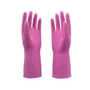 Quality Latex Household Rubber Gloves Cotton Flocklined Waterproof Anti Chemicals wholesale