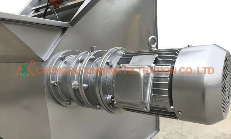 Commercial Waste Dewatering Machine , Solid Liquid Separator 380V Motor Voltage