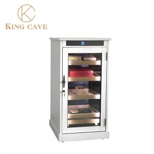 Sleek And Modern Design Digital Cigar Display Humidor Cabinet