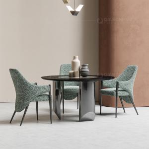 Quality Dia 135x75cm Luxury Marble Dining Table High Temperature Resistance Furniture wholesale