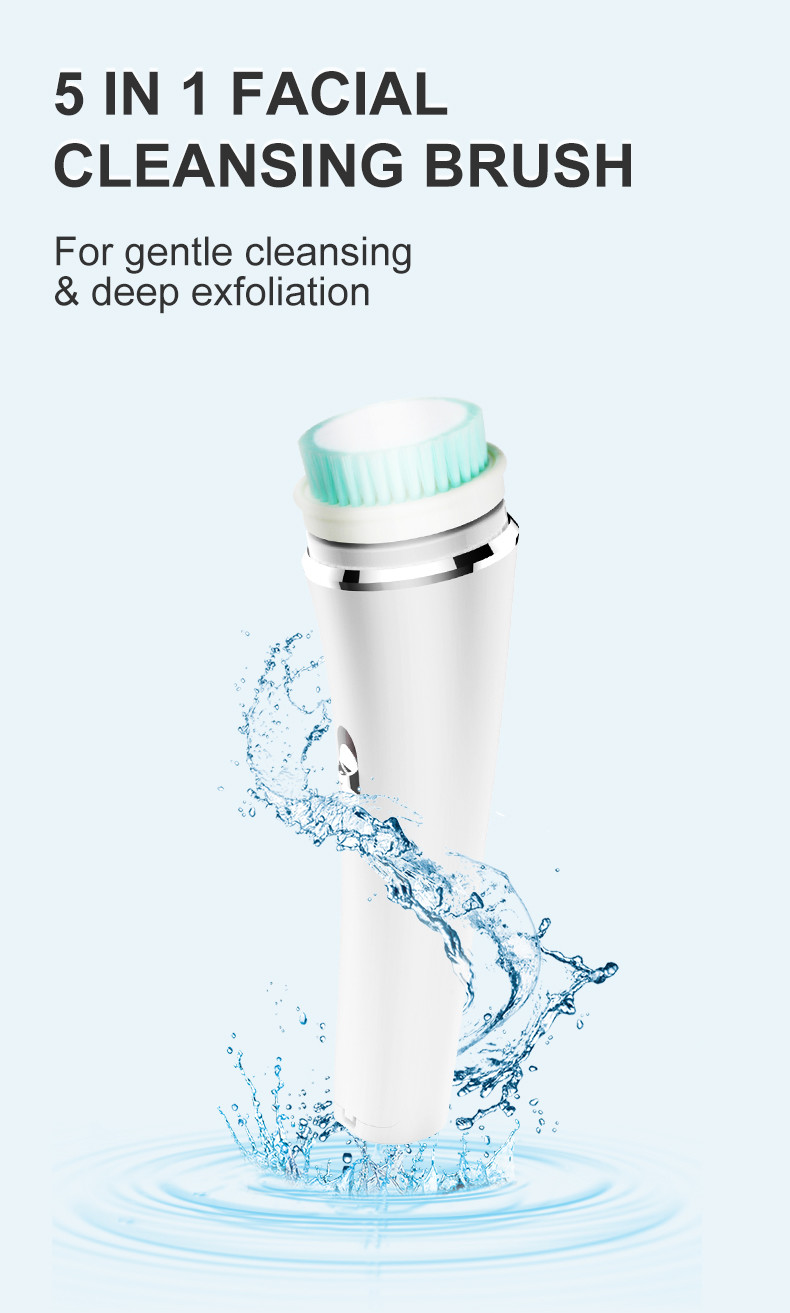 CMA Brighten Skin 5 Different Heads Facial Cleansing Device
