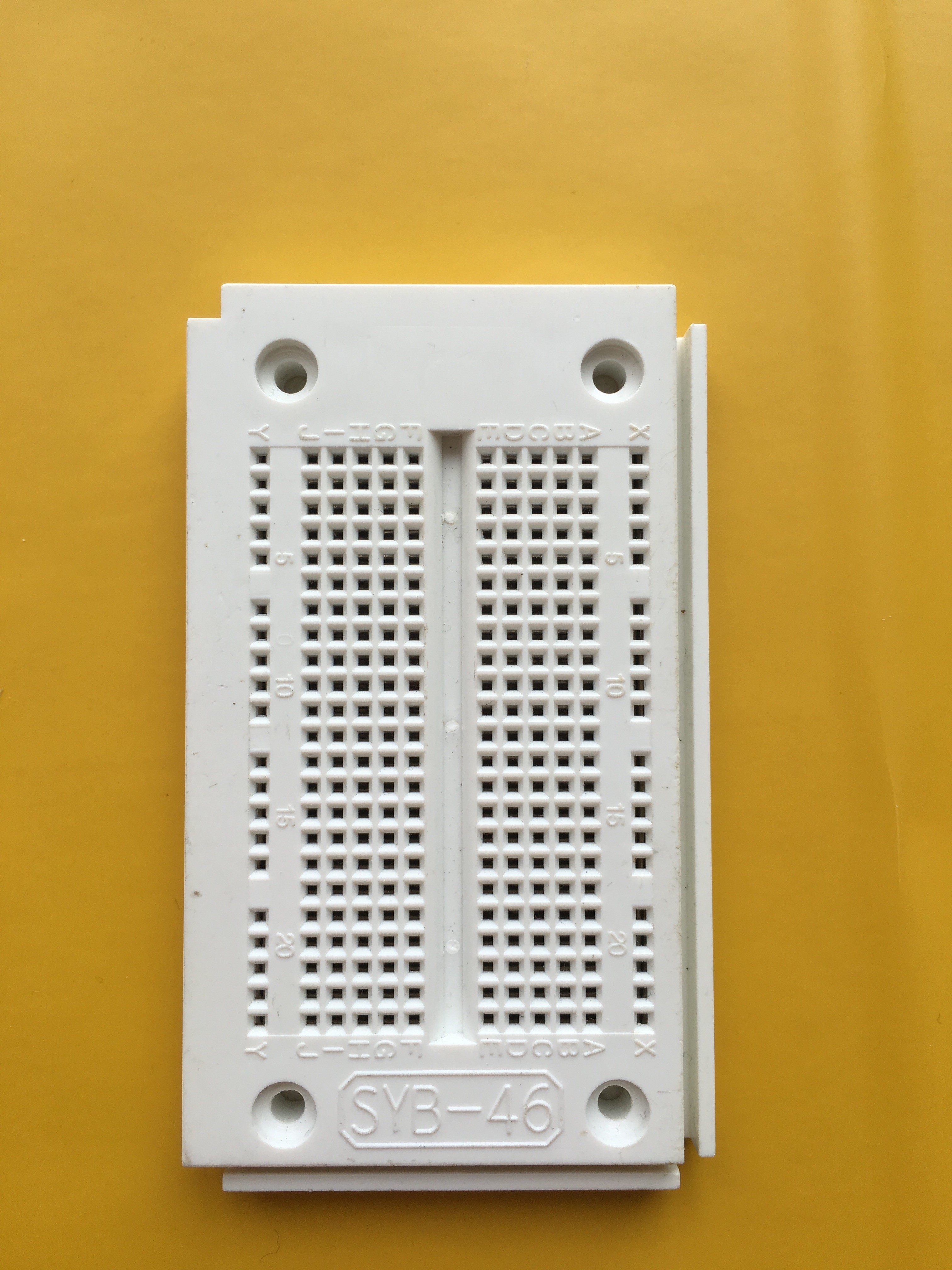 Mini Half - Size Simple Circuit Projects Using Breadboard Slide Side