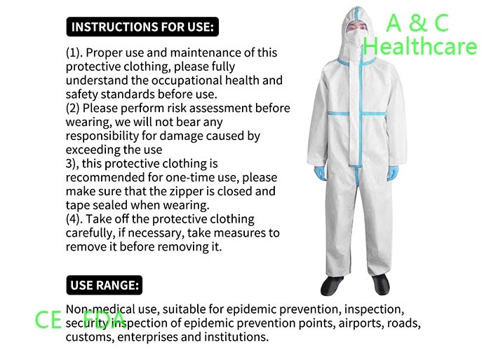 Laboratory Disposable Protective Gowns / Disposable Sterile Gowns OEM Service