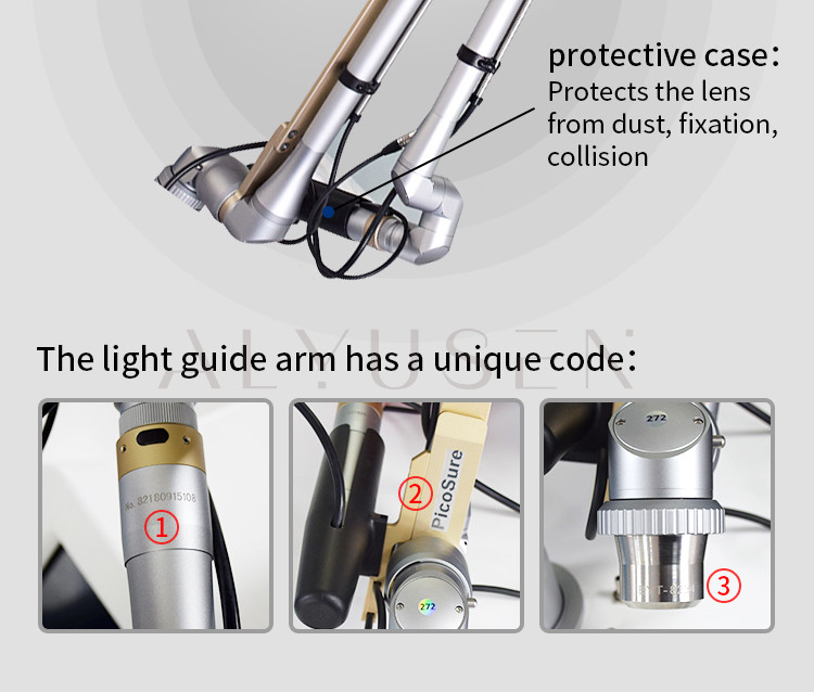 Q Switched Nd Yag Picosecond Laser Tattoo Removal Machine Skin Whitening