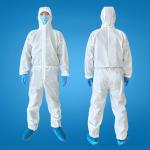 Industrial Disposable Protective Clothing Anti Stick Antibacterial Non Porous