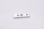 Q235 Steel Metal Plate With Three Threaded Hole M8