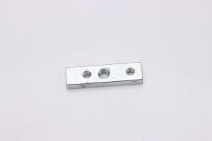 Quality Q235 Steel Metal Plate With Three Threaded Hole M8 wholesale