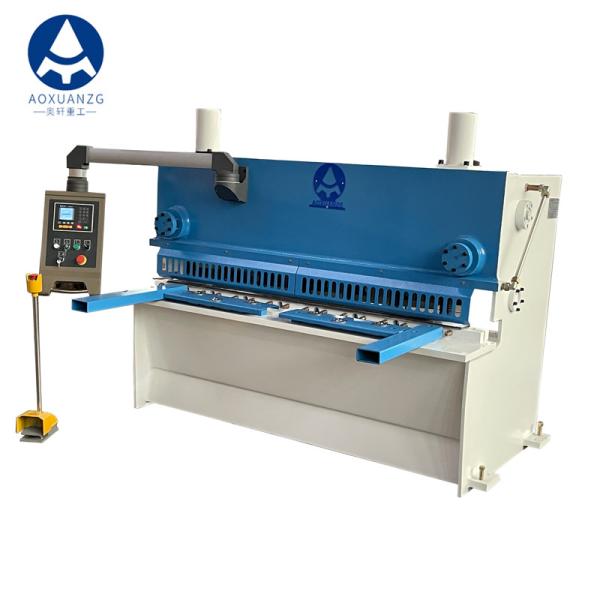 4mm Sheet Metal Hydraulic Guillotine Shearing Machine Electric Blade Clearance