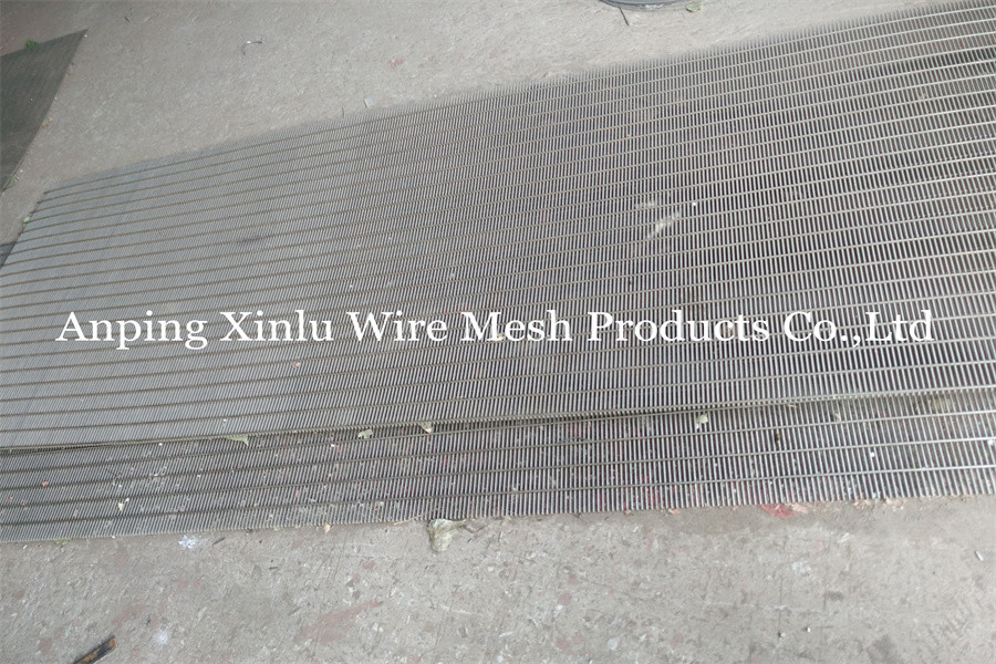 1.2x2m SS304 Wedge Wire Screens Vibrating Screen Panels With Slot 2mm