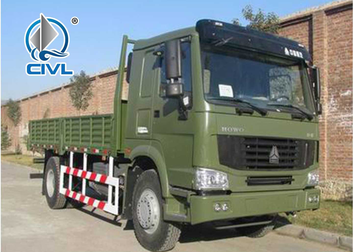 Euro II emission standard 4X2 Cargo Truck 290HP CVZZ1167M4611(H7/290/O46/4*2) WD615.87