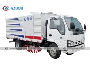 Quality EURO 4 5 Ton ISUZU LHD Vacuum Road Sweeper Truck wholesale