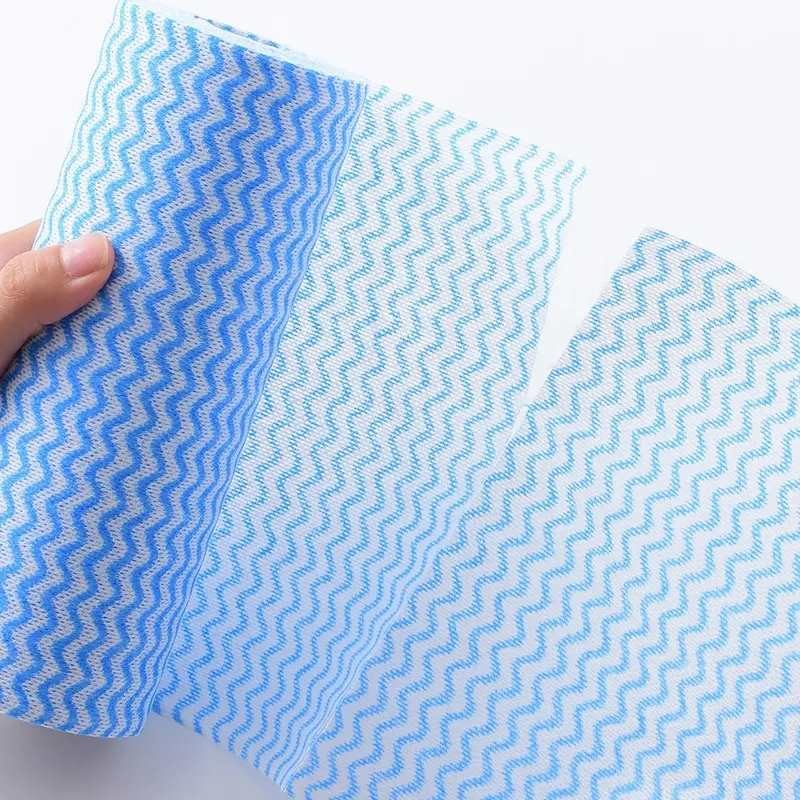 Lint Free Spunlace Cleaning Wipes Viscose Practical For Restaurant