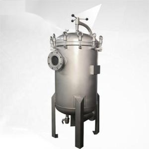 Quality 500L/Hour Stainless Steel Bag Filter Housing with Sandblast/Electrolytic Polishing wholesale