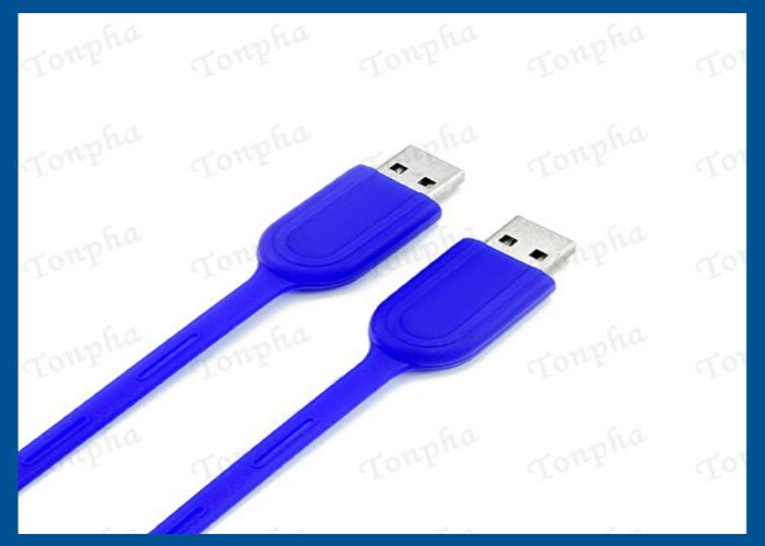 Promotional Thin Wristband Flash Drive Convenient Carrying Silicone Material