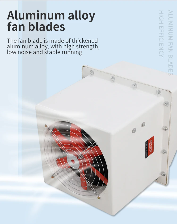 Metal Explosion-proof Roof Top Side Wall Axial Ventilation Fan for Industrial Needs