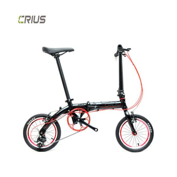 Lightweight 14 Inch Aluminum Alloy Single Speed Folding Bike For Outdoor