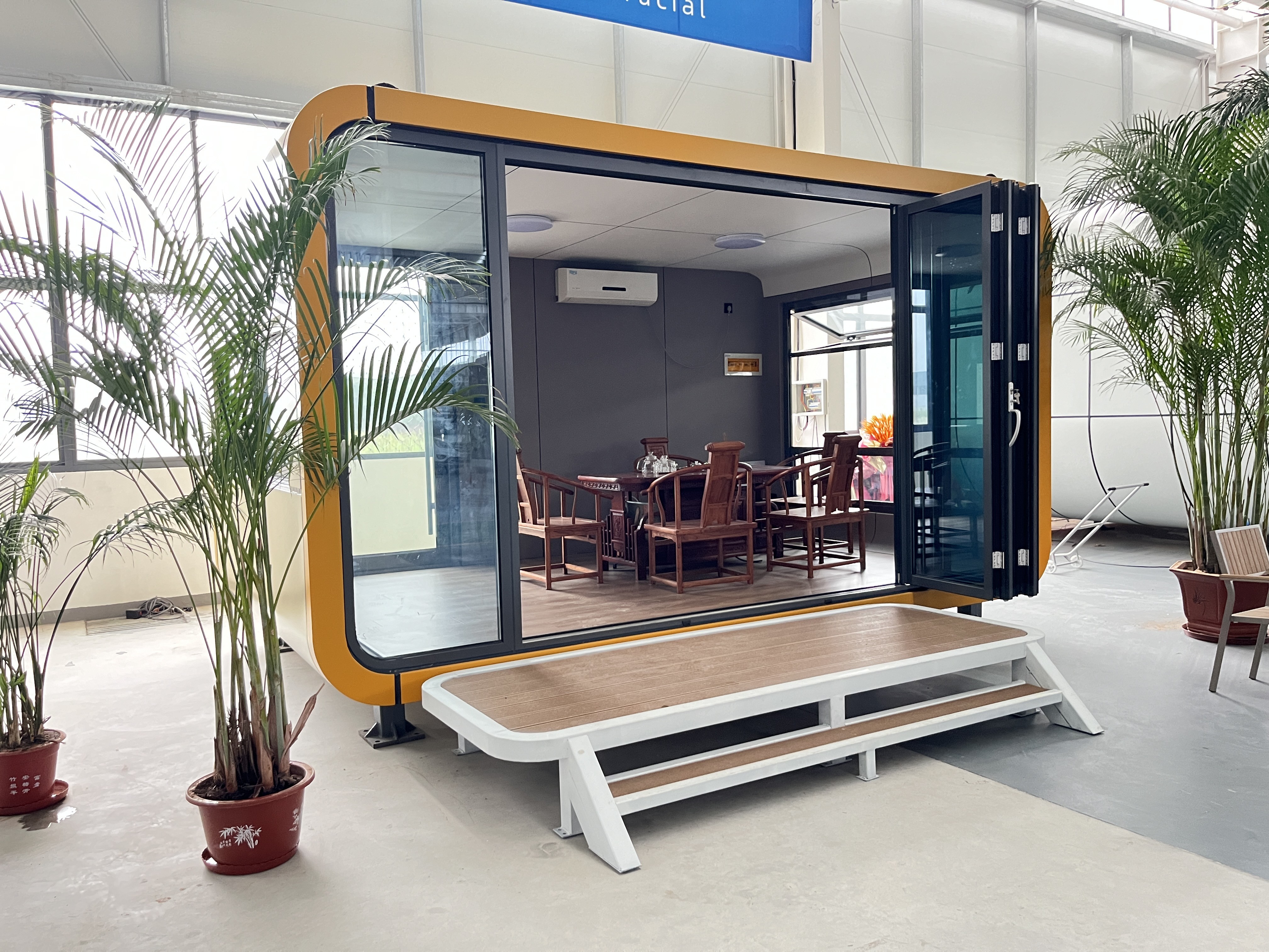 Customized Layout Apple Cabin Office Aluminum Material