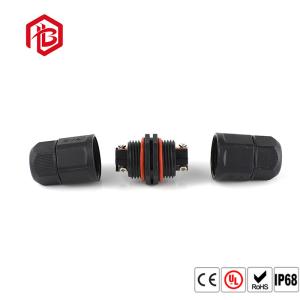 Quality Black Nylon 2 3 4 Pin L T Screw Waterproof Connectors wholesale