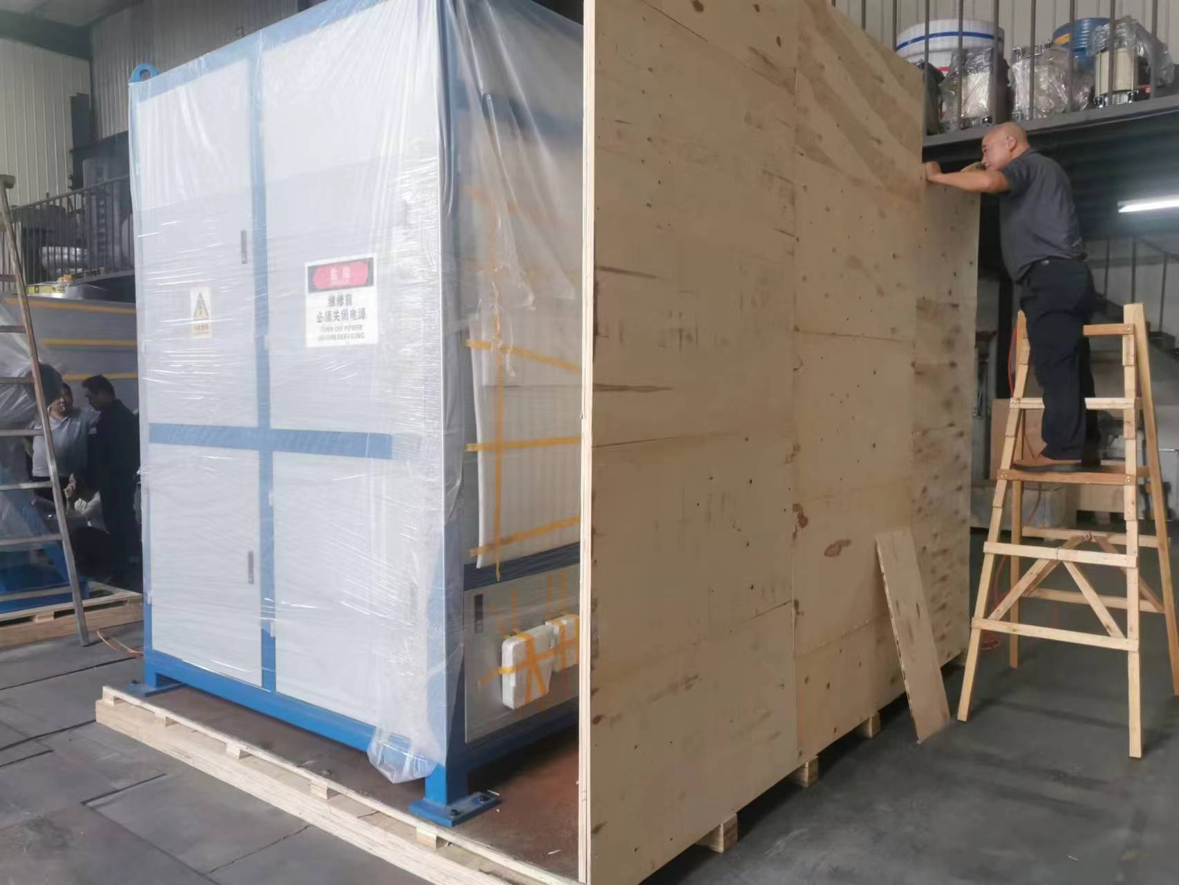 3000 degree one power supply cabinet with two furnaces Lithium battery Cathode Type Vacuum Graphite Furnace/stove