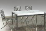 Custom made newest stainless steel chairs designs in foshan manufacturer
