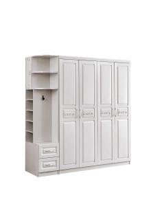 Quality Dustproof White Wood Armoire Wardrobe wholesale