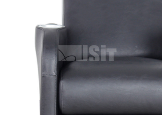 High End Leather Theater Recliner Sofa Europe Style With USB Control Button