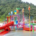 11KW Power Splash Water Playground Spray Park Equipment Anti UV