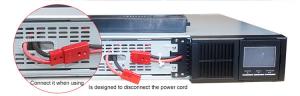 Quality Pure Sine Wave 2400W 3kva 19 Inch Rack Mount UPS Systems For Server wholesale