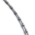 Plastic Dia 8.3mm 9.0mm Wire Rope Diamond Beads for Stone Profiling Cutting