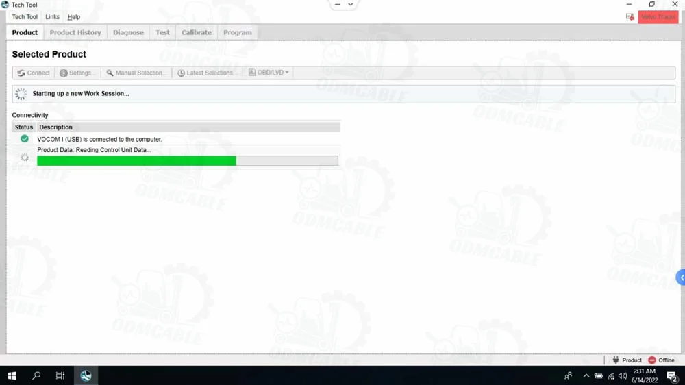 For vocom Vocom II 88894000+ V2.8PTT Dev2 Tool For vocom Truck Excavator Construction Diagnostic